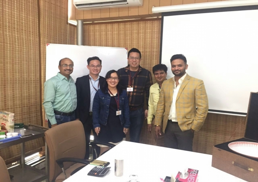 2017年印度參觀、考察圓苞車前子殼供應商